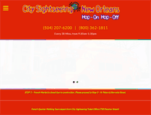 Tablet Screenshot of citysightseeingneworleans.com